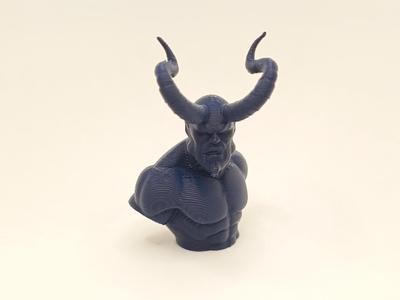 Horned Demon Bust – Dark Fantasy Power
