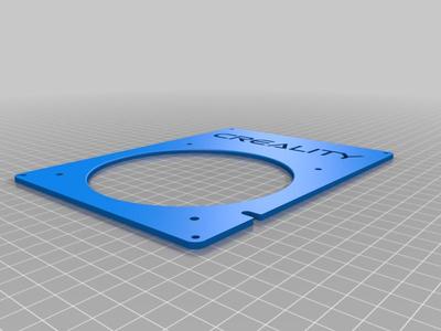 Ender 5 Plus External Electronix Enclosure MB cover with 120mm fan