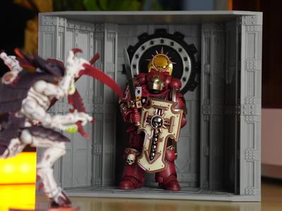 Display box diorama for action figure - Stackable