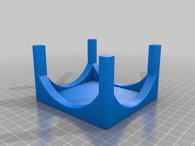 Modular shelf, with guardrails