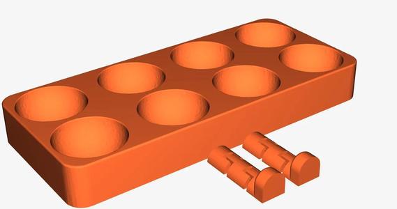 8 egg holder with legs   