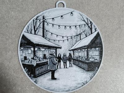 Christmas market ornament