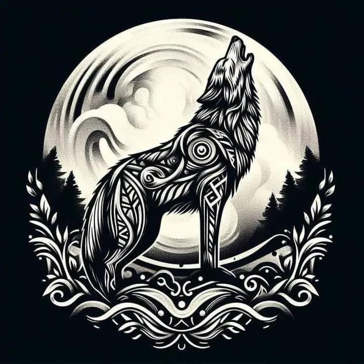 Home Decor Fantasy Wolf   