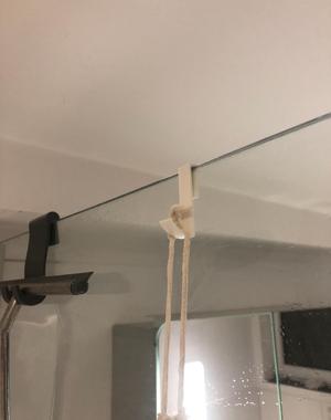 Shower Hook for 6mm Glass