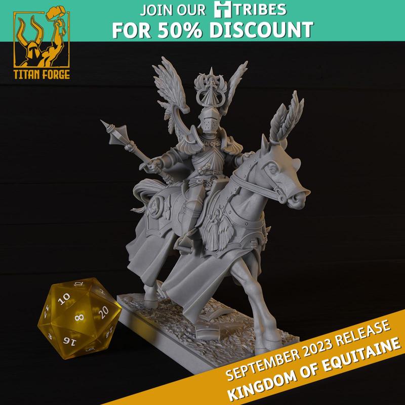 Lord - Kingdom of Equitaine - Titan Forge Miniatures September 2023