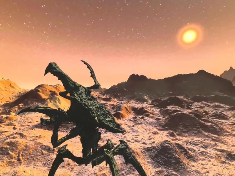 Starship Troopers Arachnid Warrior Attacking Pose Action Figure