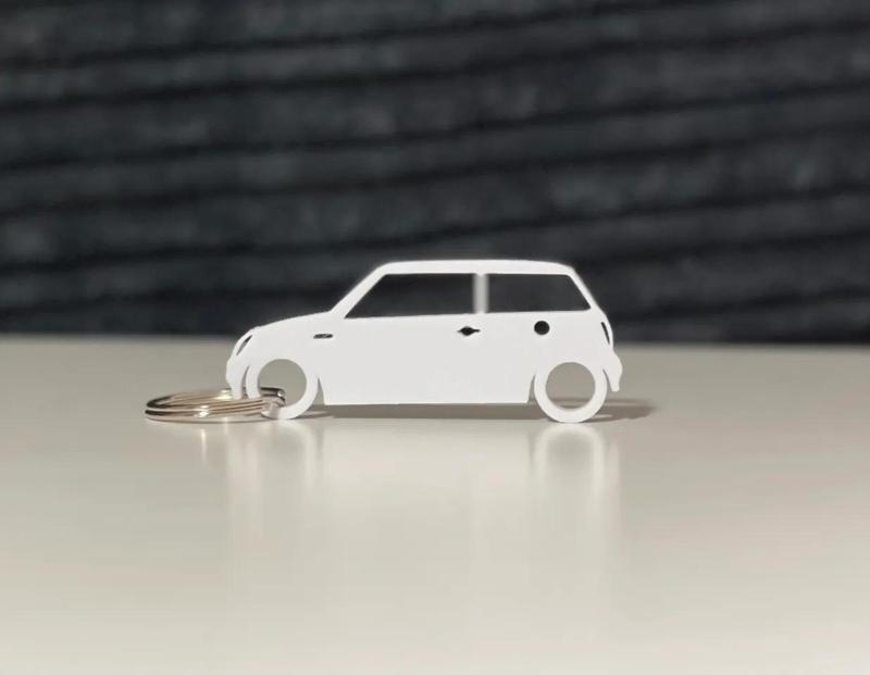 Mini Cooper R50/R53 silhouette / keychain   