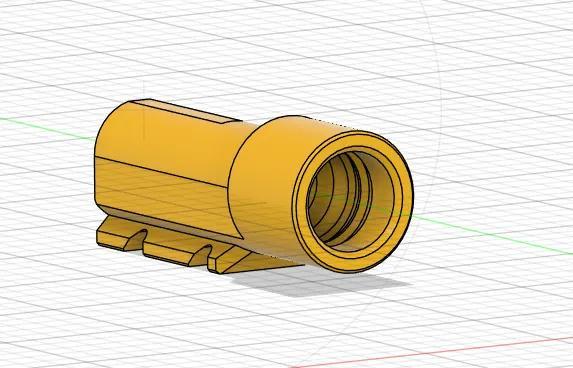 Brassless breech chamber to suit Talon Mag Remix   