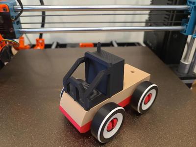 Ikea LILLABO minimal construction vehicle front   