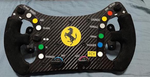 488 GT3 wireless  steering wheel