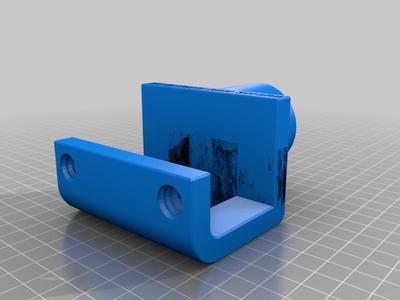 Double clamp monitor and tv support