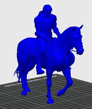 GUERRERO EN CABALLO   
