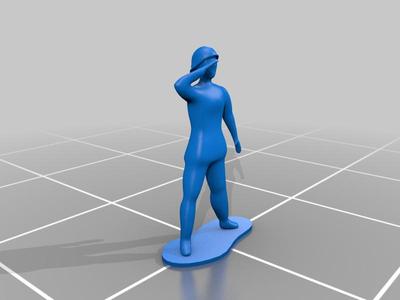 LOW DETAIL PLASTIC SOLDIER