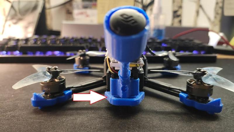 protection arriere pour stingerbee en tpu /rear protection for stingerbee in tpu   