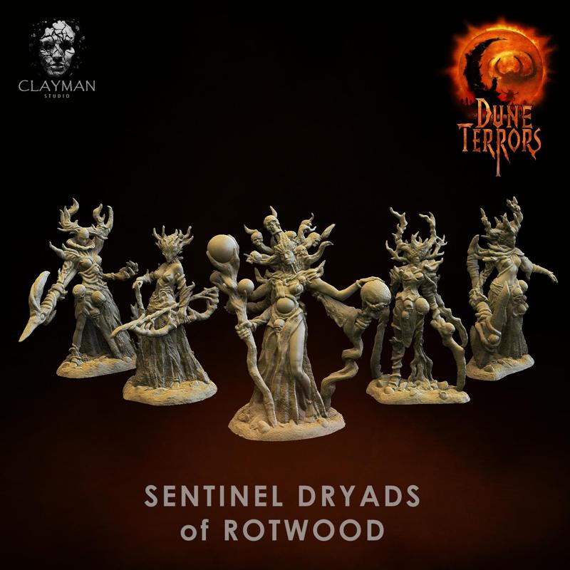 Sentinel Dryads of Rotwood - 32mm - 75mm
