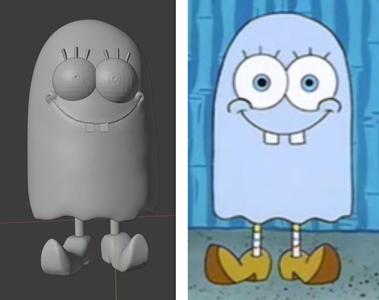 Spongebob Squarepants Ghost