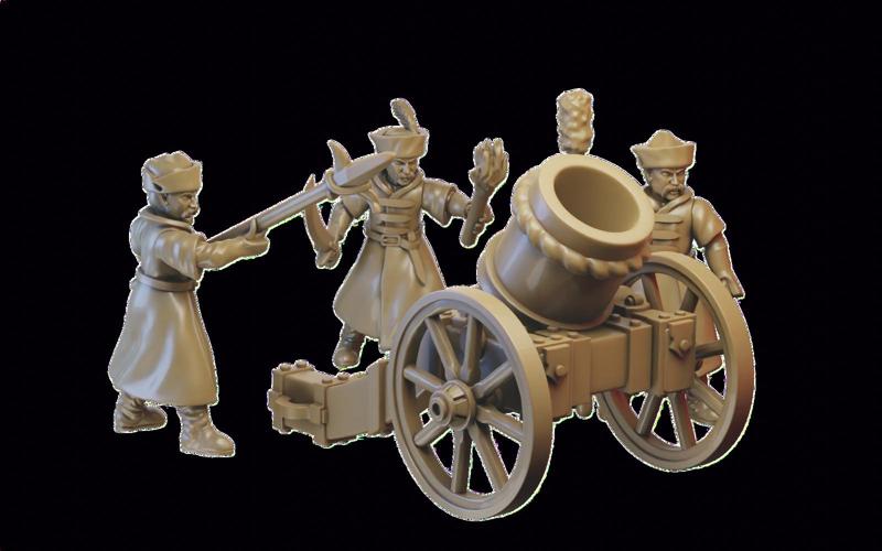 Slavia Mortal Miniature (32mm, modular)