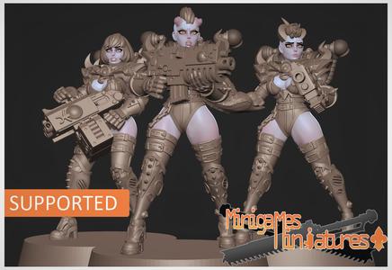 Sisters of corruption anime figurines