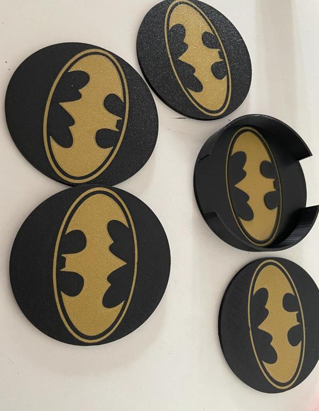 Batman glass coaster