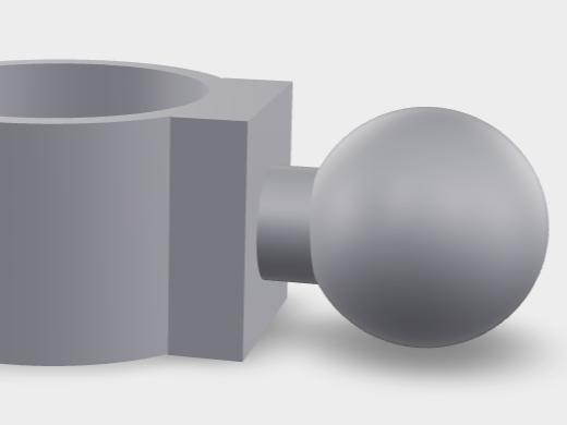 ViVo Monitor Mount w/1" RAM ball