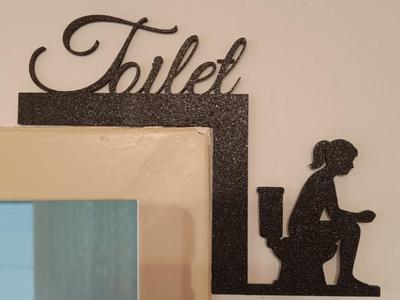 Door Frame Decor Toilet