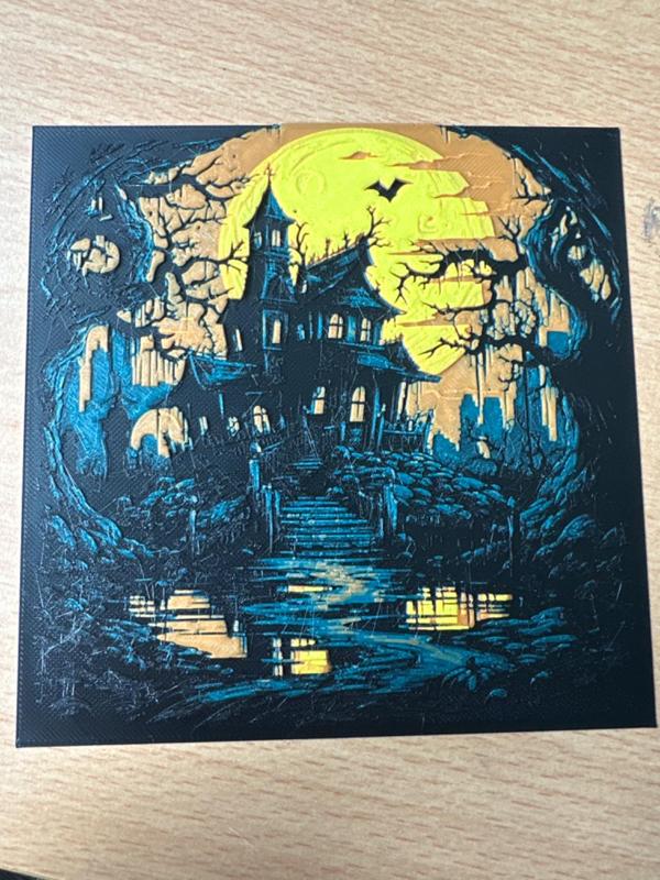 [Hueforge] Halloween Mansion [1AMSReady]