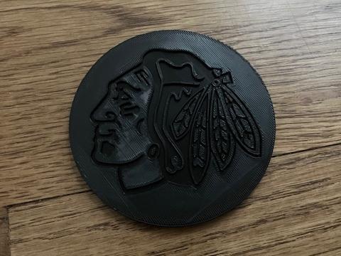 Chicago Blackhakws Coaster