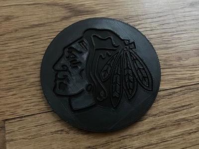 Chicago Blackhakws Coaster