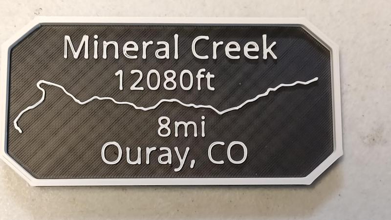 Maverick's Trail Badge Mineral Creek Basin Ouray Colorado
