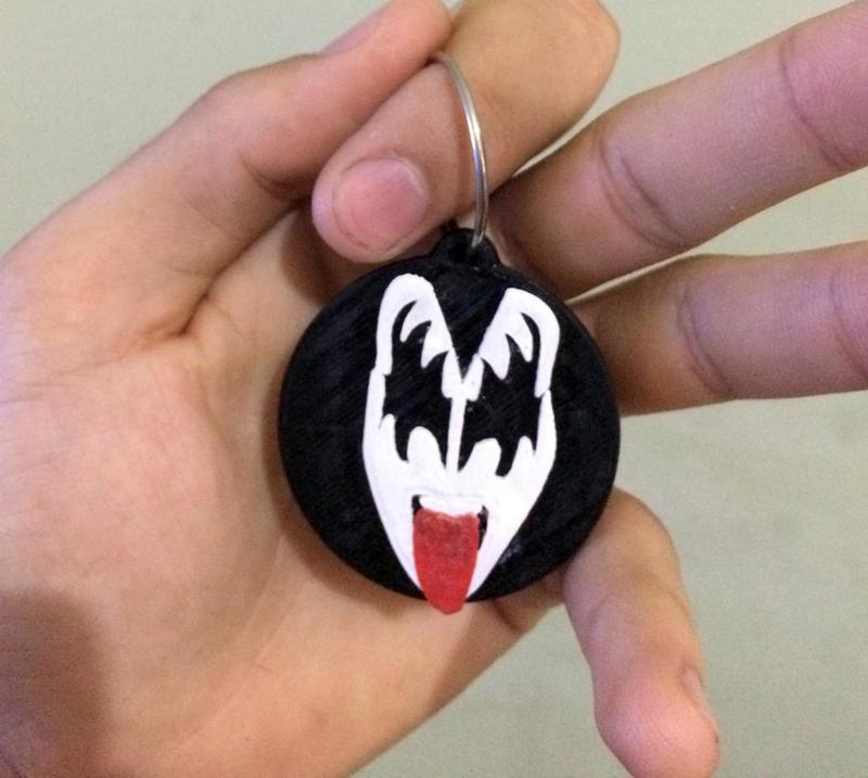 Gene Simmons Keychain