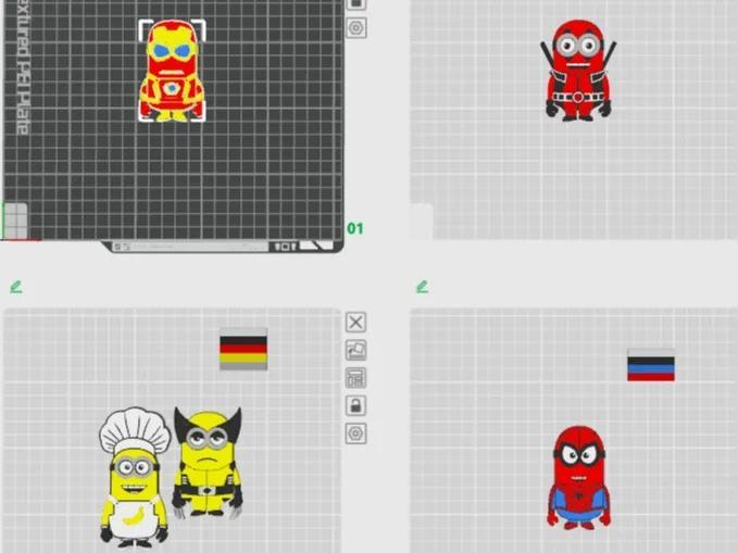 Refrigerator Magnet Minions