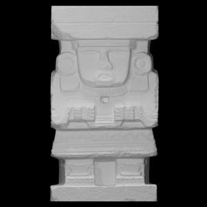 Monumental statue of Chalchiuhtlicue