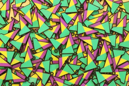 Multi-Color Mosaic Keychain