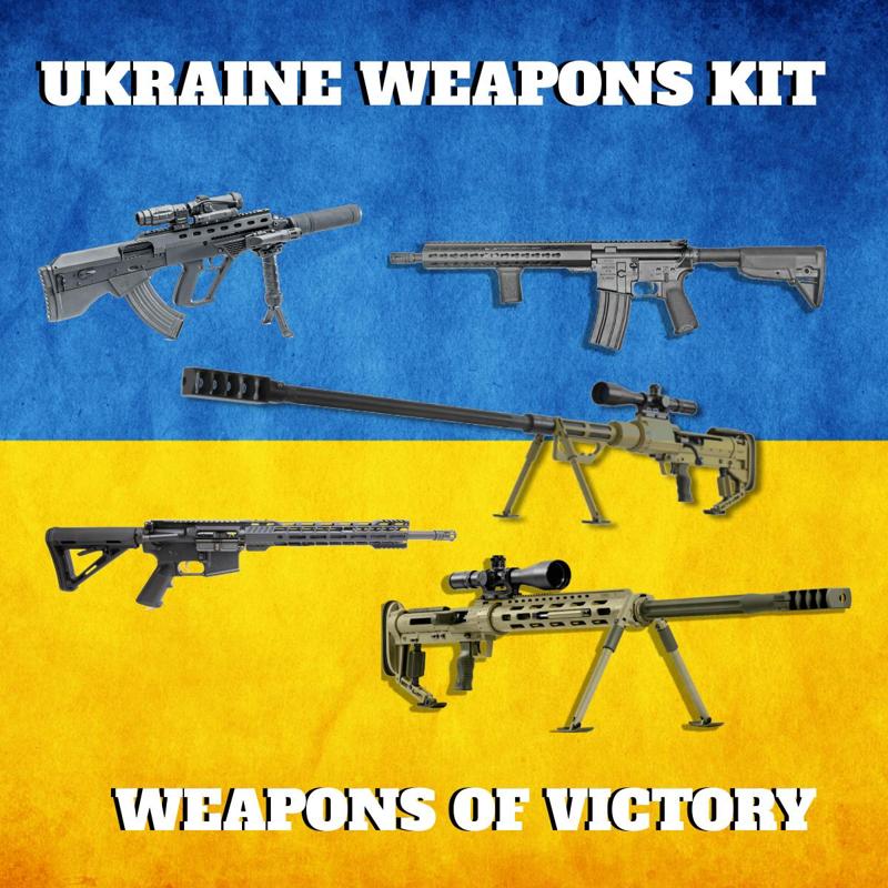 3D MODELS UKRAINE WEAPONS KIT