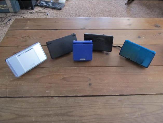Minimalist Nintendo DS and Game Stand