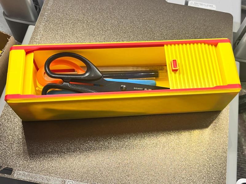 Metal-Free Stationery Box, Roller Blind Storage Box, Stationery Box