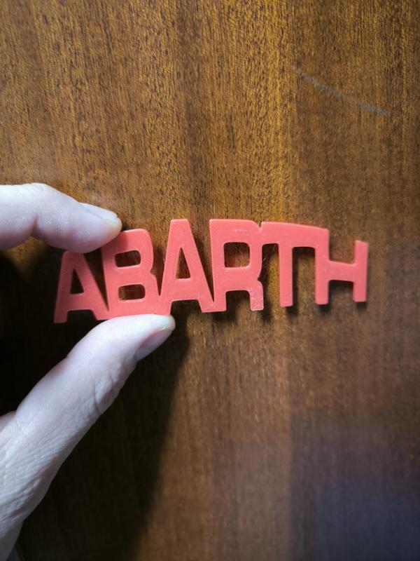 Abarth 2d decor wall