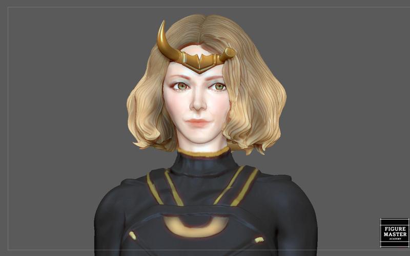 SYLVIE LADY LOKI WOMAN GIRL MARVEL MCU LOKI DRAMA CHARACTER 3D PRINT model