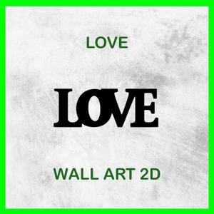 LOVE WALL ART 2D 01