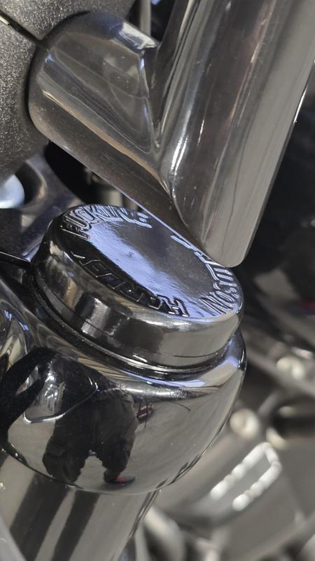 Harley Davidson Fork Cover Cap HARLEY F** DAVIDSON Softail Fork Cover