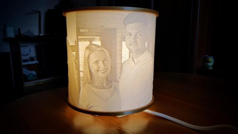 360 degree Lithophane