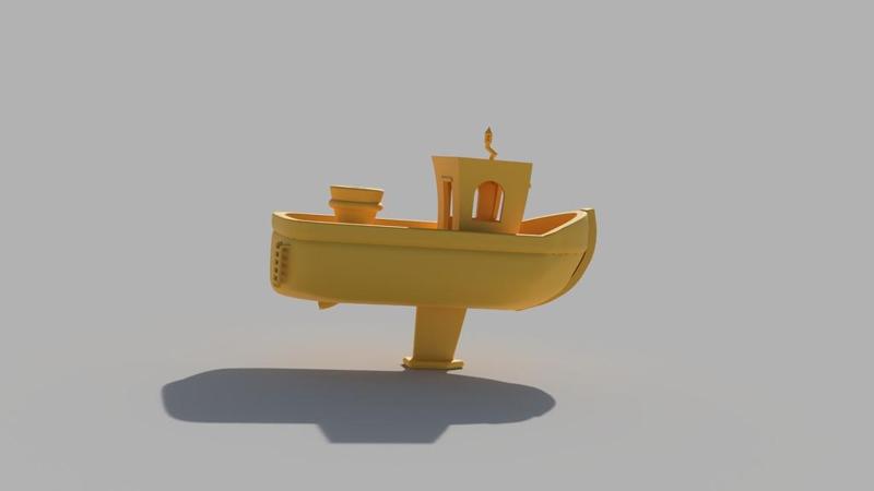 Benchy style tugboat Balloon power! V2