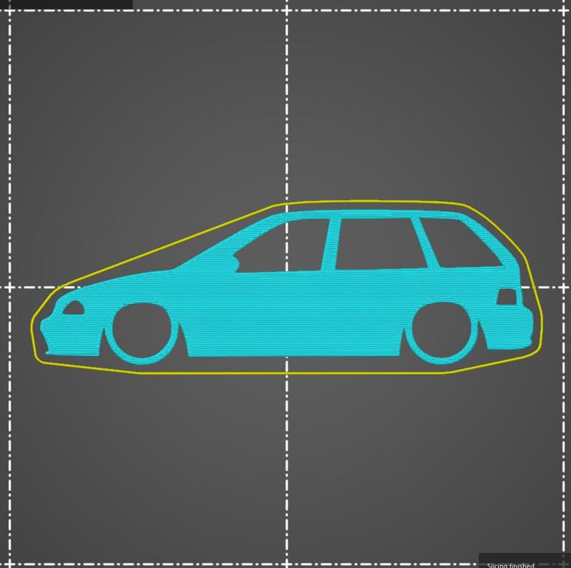 Suzuki Swift GA 5 door mk2 key silhouette