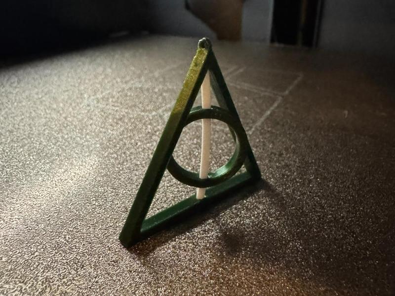 deathly hallows keychain from harry potter