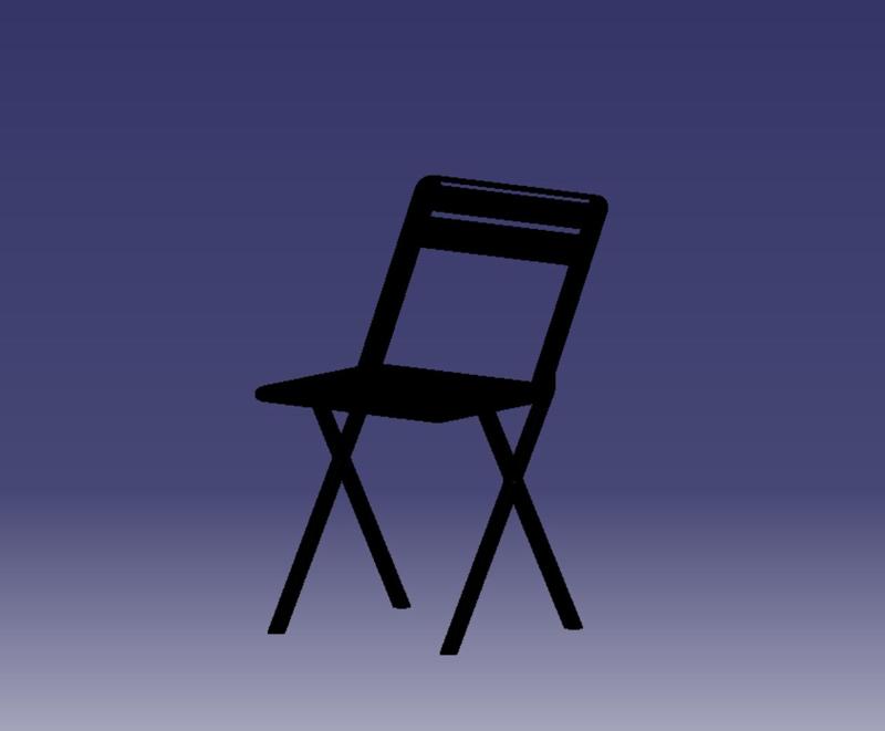 CHAIR - FULL BLACK