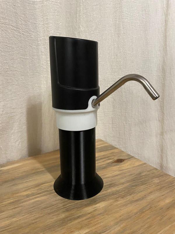 Countertop water dispenser riser adapter