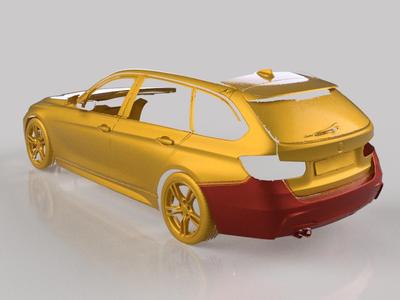 BMW 3 SERIES F31 - REAR BUMPER - 3D SCAN