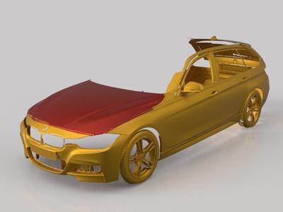 BMW 3 SERIES F31 - HOOD - 3D SCAN