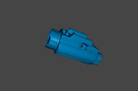 Flashlight Trustfire GM35 Real Size.