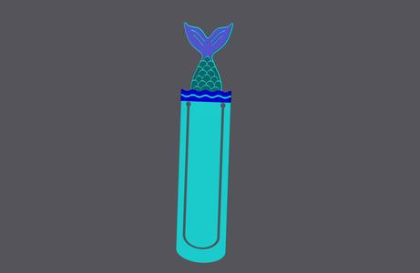 Mermaid Tail - Bookmark v2